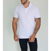 POLO ARAMIS BASICA PIQUET BRANCO BRANCO